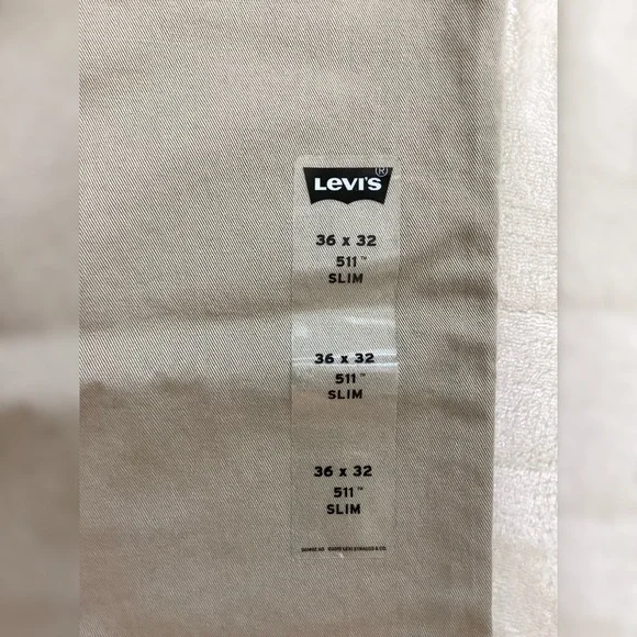 NWT Levi’s 511 Men’s Slim Khaki Pants – Size 36x32 (2015 Release) - Picture 8 of 15